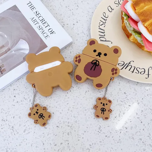 Miniatura 5 de Funda 3D 3D de pato+pollito para AirPod 3ª, funda 3D linda de dibujos animados para mujeres y niñas, niños, elegante, elegante, encantadora, kawaii