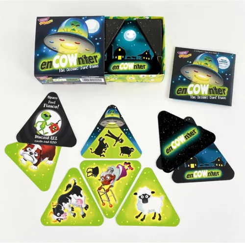 Miniatura 2 de Juego de estrategia enCOWnter Three Corner por TREND Enterprises, Inc. - Juegos de cartas familiares
