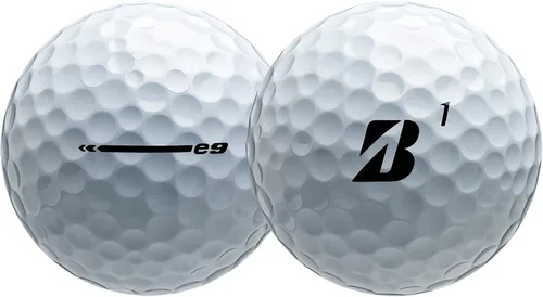 Miniatura 3 de Bridgestone Golf e9 Contact - Pelotas de golf Construcción de dos piezas Cubierta Surlyn Diseño de 330 hoyuelos Paquete de 2