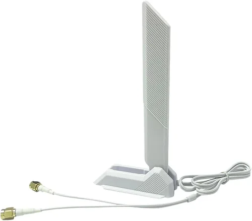ZAHARA Antena WiFi 6E de tres bandas RP-SMA de 2.4/5.8/6GHz para ASUS ROG Strix B550-F Gaming WiFi II/Prime B550-PLUS/ROG Strix B550-A B450-F B650-A