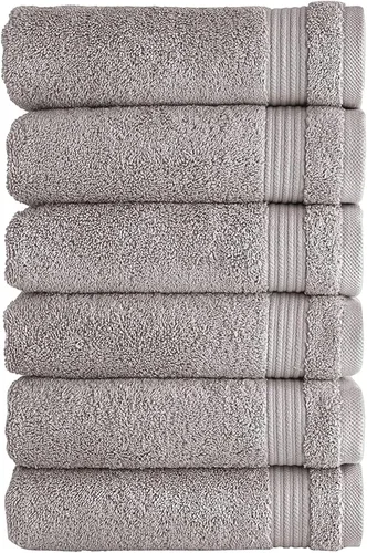 Miniatura 17 de Classic Turkish Towels CTT - Juego de 12 paños de primera calidad, 100% algodón turco, altamente absorbentes y de secado rápido, toallas faciales