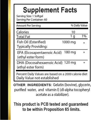 Miniatura 5 de Aceite de pescado de salmón silvestre de Alaska – 1000 mg Omega-3 cápsulas blandas, sin eructos de pescado, de origen sostenible, EPA DHA, apoya