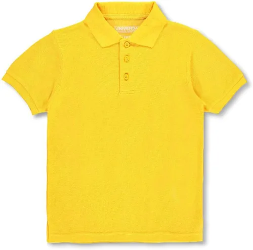 Niños de manga corta para Polo de manga corta piquémuchos colores disponible, L, Dorado