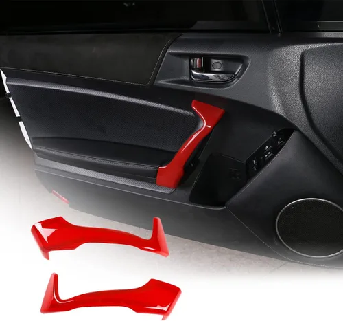 Miniatura 9 de igersaw Manijas interiores de fibra de carbono para decoración interior Subaru BRZ Toyota 86 2013-2020 accesorios de automóvil (fibra de carbono)