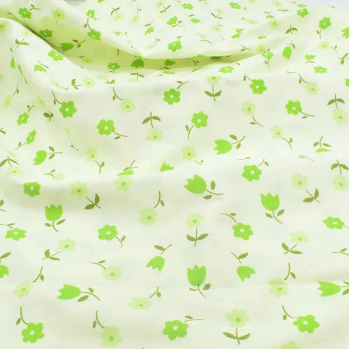 Miniatura 5 de iNee Paquetes de tela para acolchar con diseño floral verde, tela de coser para acolchar y manualidades, 18 x 22 pulgadas (floral verde)