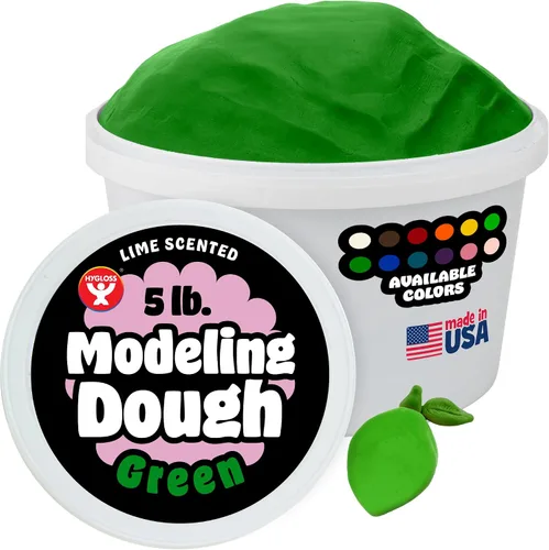 Miniatura 29 de Hygloss Play - Masa de modelado para niños, masa sensorial segura y no tóxica para artes y manualidades, bañera de 3 libras, arcilla de juego