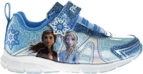 Miniatura 5 de Disney Zapatillas de deporte Frozen para niñas sin cordones con luz para correr bebéniña pequeña Púrpura tornasol