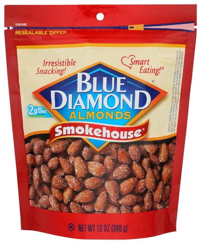 Miniatura 22 de Blue Diamond Almonds, Almendras espolvoreadas de cacao asadas al horno, 14 onzas