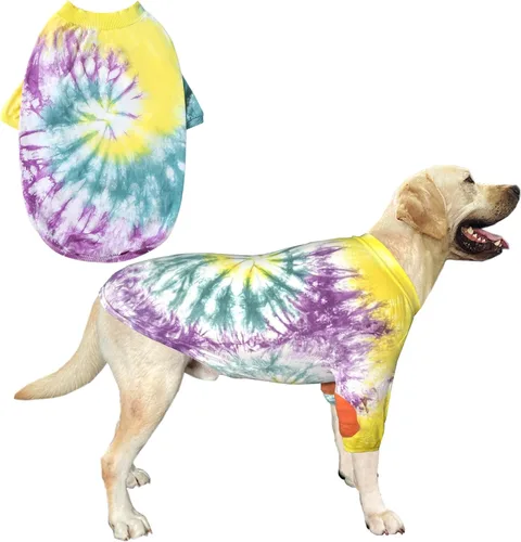 Miniatura 8 de Camisetas de algodón para perros, con estampado de dinosaurios, pijamas para mascotas, transpirable, ropa elástica para perros pequeños