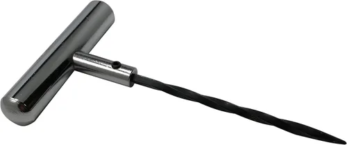 Miniatura 3 de Herramienta de reparación de tapón de neumático con mango en T de aluminio - Aguja de sonda espiral de acero reemplazable