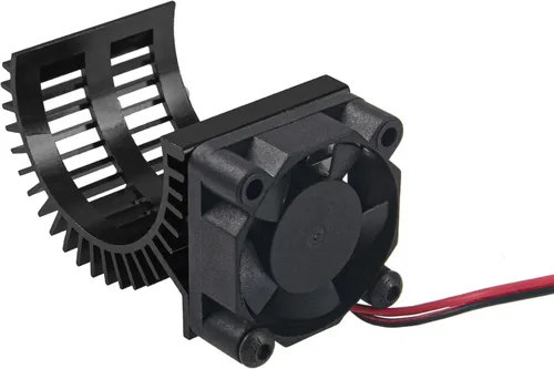 Miniatura 5 de Disipador de calor de motor RC 540 545 550 sin escobillas cepillado con ventilador de enfriamiento de 5-6 V compatible con Traxxas HSP HPI Wltoys