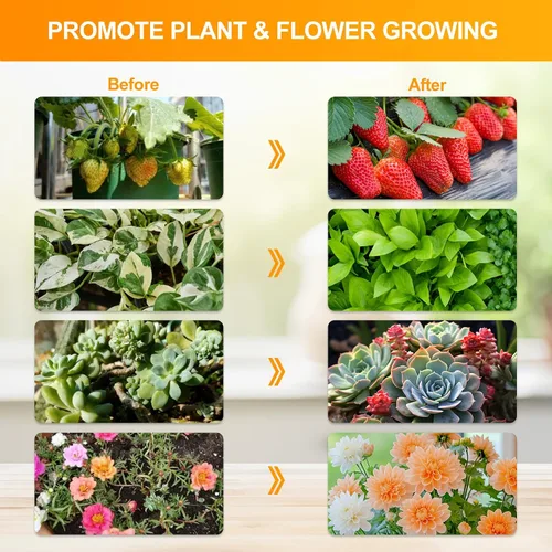 Miniatura 7 de FECiDA Luces de cultivo de escritorio para plantas de interior, bonsái, inicio de semillas, luz de cultivo UV-IR de espectro completo, consumo