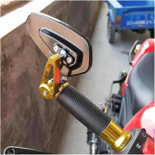 Miniatura 7 de Accesorios - Espejo de motocicleta de 7/8 pulgadas, 0.866 in, empuñaduras de manubrio, espejos retrovisores laterales para Yamaha XT660 XT660R