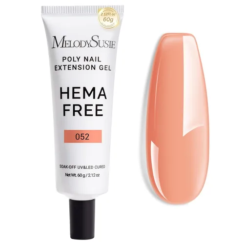 Miniatura 7 de MelodySusie Gel de Extensión de Uñas Poly 60g, Libre de Hema, Secar con UV, Cura con Lámpara, Engrosador, Diseño Artístico, Manicura, Regalo