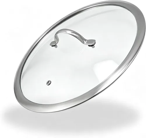 Miniatura 11 de Tapa de vidrio templado de 6 pulgadas, repuesto universal para olla y sartén para cocina en casa, cubierta de utensilios de cocina apta