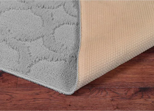 Miniatura 264 de Garland Rug Sparta - Alfombra antideslizante de polipropileno de 2 pies x 12 pies, color negro, ideal para salas de estar y pasillos, elegante