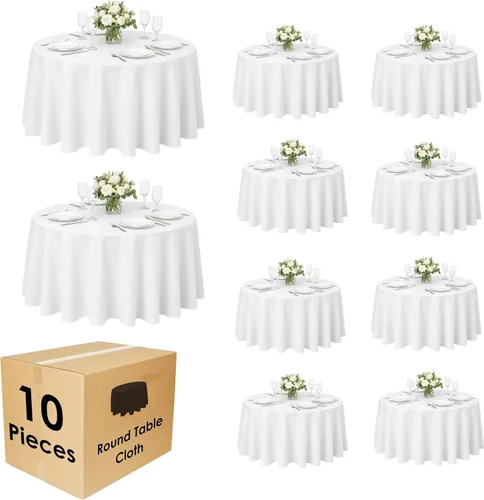 Miniatura 42 de Paquete de 5 Manteles Cuadrados 60 x 60 Pulgadas de Carbón, Mantel de Poliéster Lavable para Uso en Hogar, Fiesta, Boda o Restaurante.