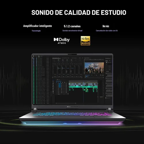 Miniatura 10 de ASUS ROG Strix G16 (2025) portátil para juegos, pantalla FHD+ de 16” 16:10 165Hz/3ms, unidad de procesamiento de gráficos GeForce RTX™ 5060