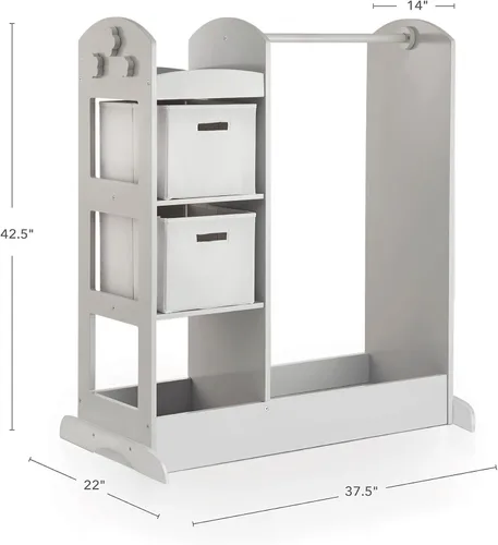 Miniatura 2 de Guidecraft Centro para ver y guardar vestidos, gris