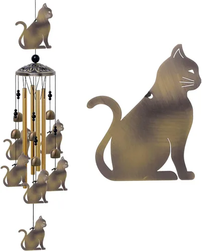 Miniatura 13 de Campanillas de viento de abejas para exteriores, regalos para mamá - Campanas conmemorativas de bronce, atrapavientos de simpatía móvil, decoración