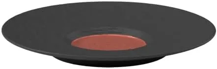 Villeroy & Boch - Fabricación Rock Glow cafe au lait platillo, platillo discreto hecho de porcelana premium, apto para lavavajillas, cobre, negro