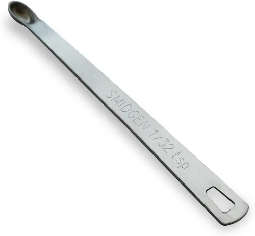 Miniatura 8 de 2 piezas 1/4 cucharadita (1/4 tsp, 1.25 ml, Tad) Cuchara de medición única pequeña, pequeñas cucharas de medida de acero inoxidable individuales