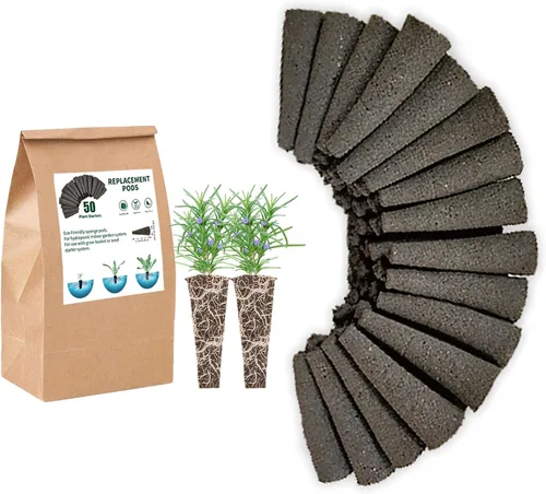 Miniatura 7 de Esponjas de cultivo, cápsulas de inicio compatibles con Aero Garden, cápsulas de recarga para sistema de cultivo hidropónico (100 unidades)