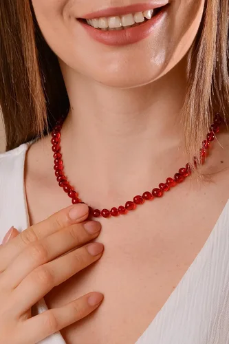 Miniatura 27 de Amber Necklace for Women - HandMade Baltic Jewelry for Adult - 18 inch - 100% Genuine