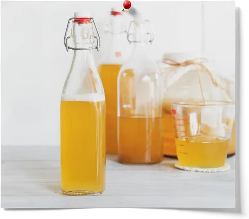 Miniatura 8 de Fermentaholics 2 tarros de cristal de Kombucha de un galón y cubiertas de tela de muselina transpirable y bandas de goma Paquete de 2 tarros