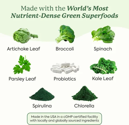 Miniatura 3 de Plant People WonderGreens Veggie Gummies Super Greens con probióticos Multivitamínico Apoyo Gomitas para el bienestar, la energía, la salud