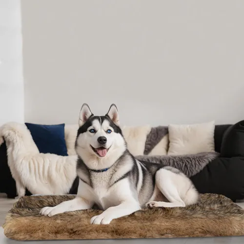 Miniatura 11 de MAVERICK Cama ortopédica para perro de alta calidad, con espuma viscoelástica de alta calidad, superficie de sueño de piel sintética de lujo, forro