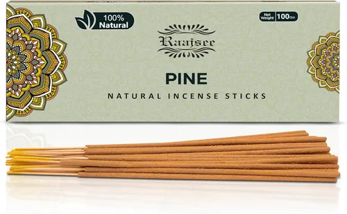 Miniatura 18 de Raajsee Varillas de incienso natural de flores de jazmín, paquete de 3.53 oz, 100% puro, orgánico, natural, enrollado a mano, libre de productos