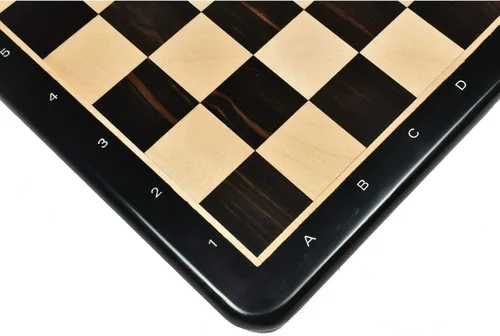 Miniatura 7 de RoyalChessMall - Tablero de ajedrez grande de madera maciza con incrustaciones de 17 pulgadas - Cuadrado de 1.772 in