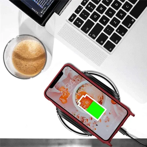 Miniatura 2 de Funda cruzada para iPhone 15, con correa para el hombro, funda de silicona suave con cordón ajustable, lindo protector de carga inalámbrica a prueba