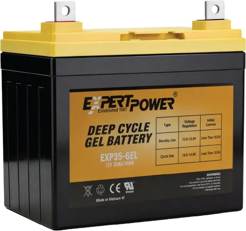 Miniatura 12 de ExpertPower EXP-100 GEL - Batería solar recargable de 12 V 100 Ah para sistema de paneles solares, remolque de viaje, RV, casa, motor de arrastre