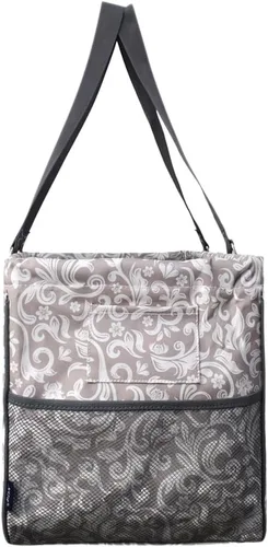 Miniatura 76 de NGIL Bolsa de comestibles reutilizable extra grande plegable de gran tamaño para comestibles, almacenamiento, picnic, playa, Bronco-negro occidental