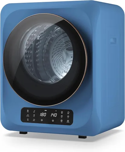 Miniatura 11 de Auertech Secadora de ropa portátil de 1.5 pies cúbicos, secadora eléctrica de carga frontal de 850 W con tambor de acero inoxidable, perilla