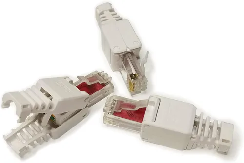 Miniatura 10 de Caja de conexiones Ethernet, conector de empalme a tope de cable de red CAT6A/CAT6E/CAT6/CAT5E/CAT5E/CAT5, terminal de tipo perforado blindado sin