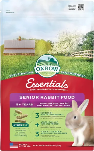 Miniatura 16 de Oxbow Essentials - Alimento para conejos, conejo joven, fabricado con Oxbow Timothy, pellets de comida para mascotas para conejos, productos