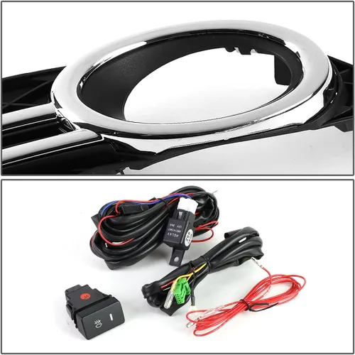 Miniatura 4 de DNA MOTORING FL-ZTL-184-CH - Luz antiniebla con interruptor para el lado del conductor y del pasajero, mejora la visibilidad
