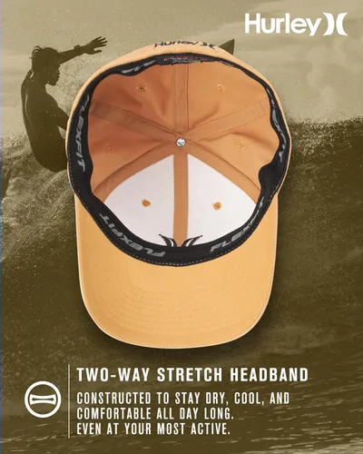 Miniatura 108 de Hurley Gorra de béisbol para hombre - Flexfit - Gorras de béisbol ajustadas para hombre (tamaños: S-XL)