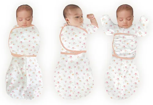 Miniatura 33 de SwaddleDesigns Saco Envolvente Omni de 6 Vías con Brazos Arriba para Recién Nacido, Más Opciones para Calmar el Reflejo de Sobresalto, Mejora