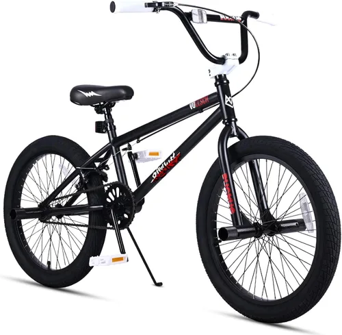 Miniatura 21 de vollsch Bicicletas BMX Freestyle de 18 y 20 pulgadas para adolescentes de 6 a 15 años de edad, niños, niñas, principiantes con palanca, varios