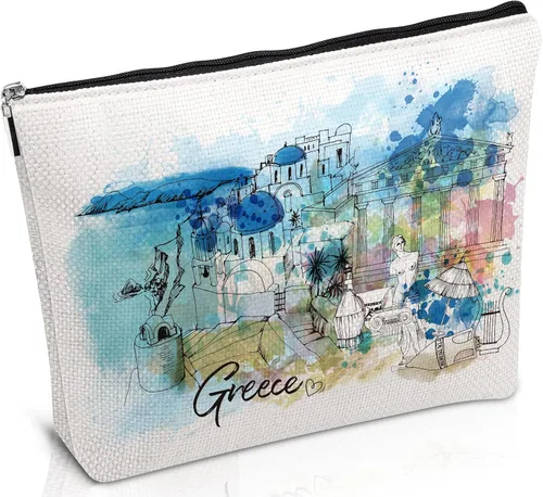 Miniatura 10 de Artículos de viaje esenciales Recuerdos Regalos - Bolsas de maquillaje, neceser de cosméticos y artículos de aseo de regalo para mujeres, niñas