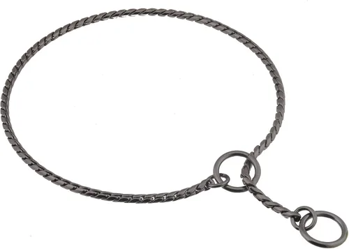 Miniatura 17 de Alvalley Collar de cadena de metal para exhibición de perros, collar deslizante para mascotas para espectáculos, collar de cadena de serpiente
