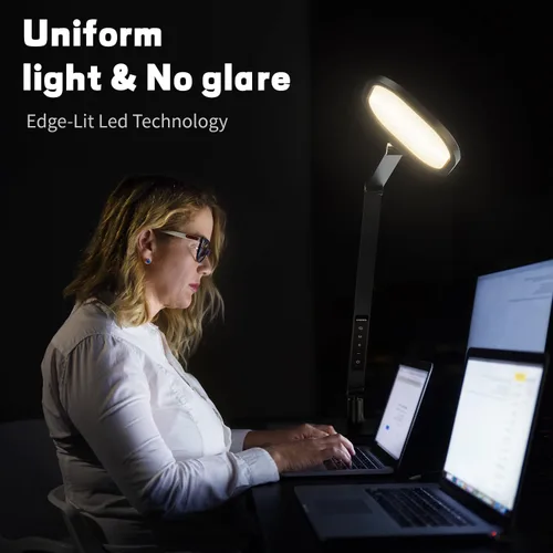 Miniatura 4 de Lámpara de escritorio LED LitONES para oficina en casa, luz de escritorio moderna para el cuidado de los ojos, luz de computadora de 3 temperaturas