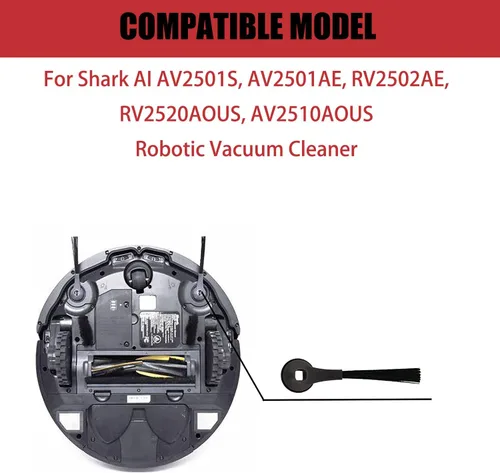 Miniatura 2 de Cepillo lateral para Shark AI AV2501S, AV2501AE, RV2502AE, RV2520AOUS, AV2510AOUS, RV2610WA, RV2610WD, RV2620WD Accesorios de piezas de repuesto