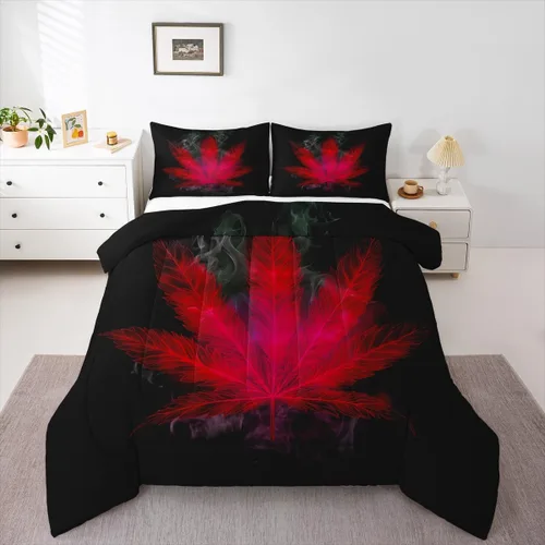 Miniatura 31 de Erosebridal Juego de edredón de murciélago tamaño Queen para niños y niñas, juego de ropa de cama con degradado de arco iris, juego de edredón Multi