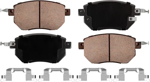 Miniatura 9 de Detroit Axle - Kit de freno delantero para Nissan Murano perforado 2009, 2010, 2011, 2012, rotores de freno de disco ranurados, repuesto