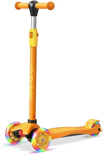 Miniatura 10 de Dribbl - Patineta de 3 ruedas para niños - Tecnología de inclinación para dirigir, manillar de altura ajustable, plataforma antideslizante ancha